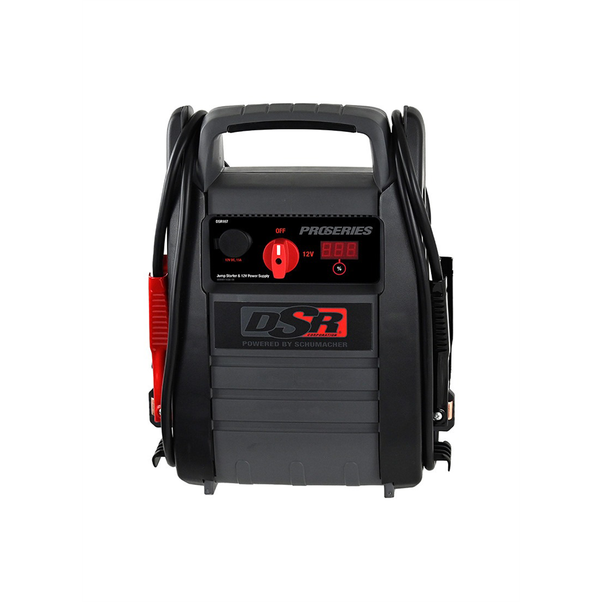 Schumacher Electric DSR166 4400 Peak Amp 12V/24V Jump Starter with Dual AGM Batteries, 12V DC