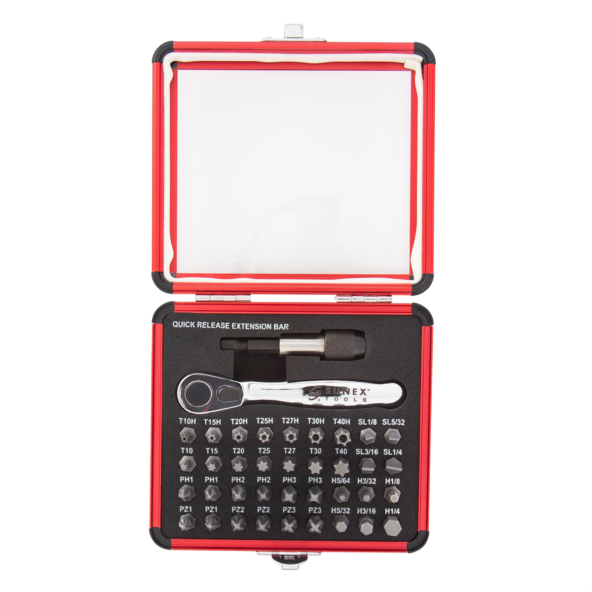 Sunex Tools Mini Ratchet and Bit Set 38-Pc 9726