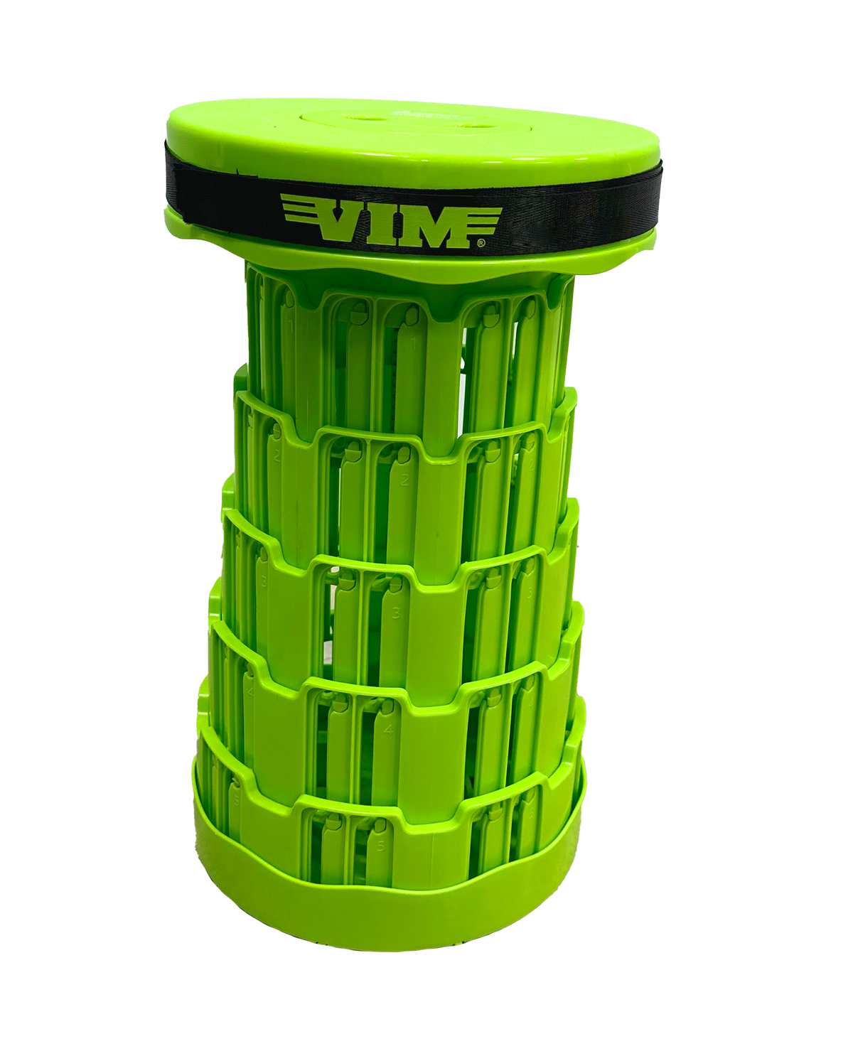 Vim Tools Big Boy Seat BBS1G Green Expandable Stool 350 lb Capacity with Hand and Shoulder Straps