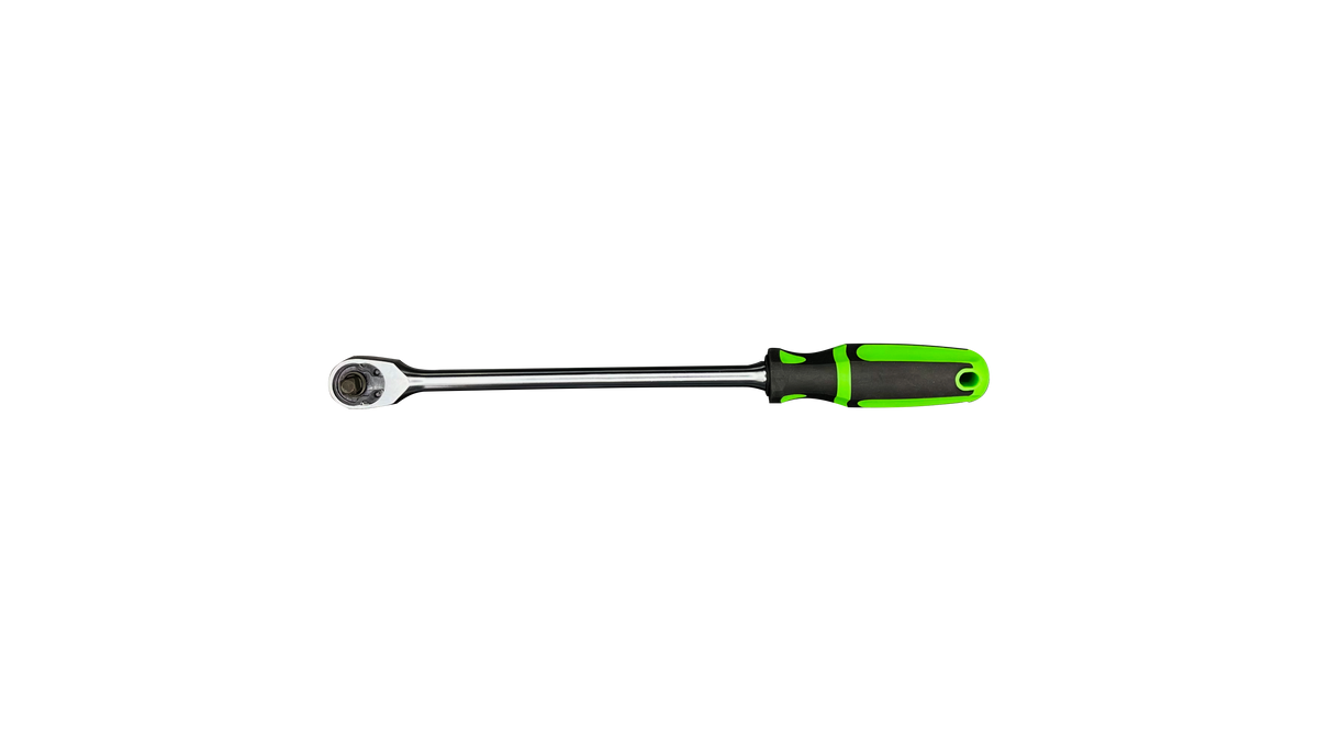 Vim Tools HDR410 1/4" Heavy Duty 90T Ratchet 10" Overall Length with Indexing Flex Head