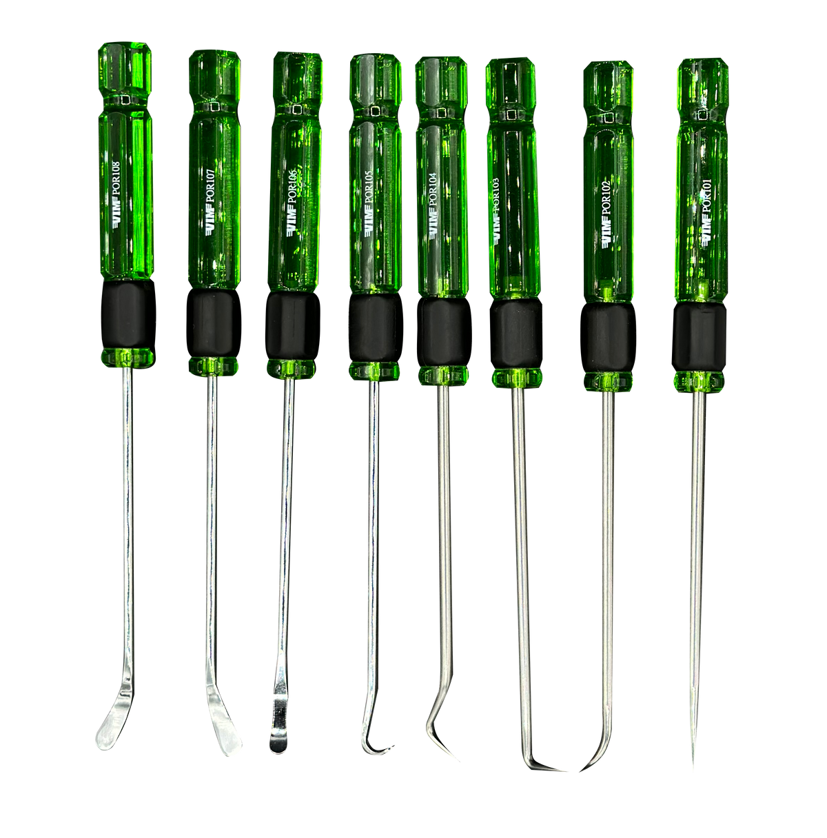 Vim Tools Pick and O-Ring Removal Tool Set, 8-Piece, Stainless Steel Picks & S2 Steel O-Ring Tools