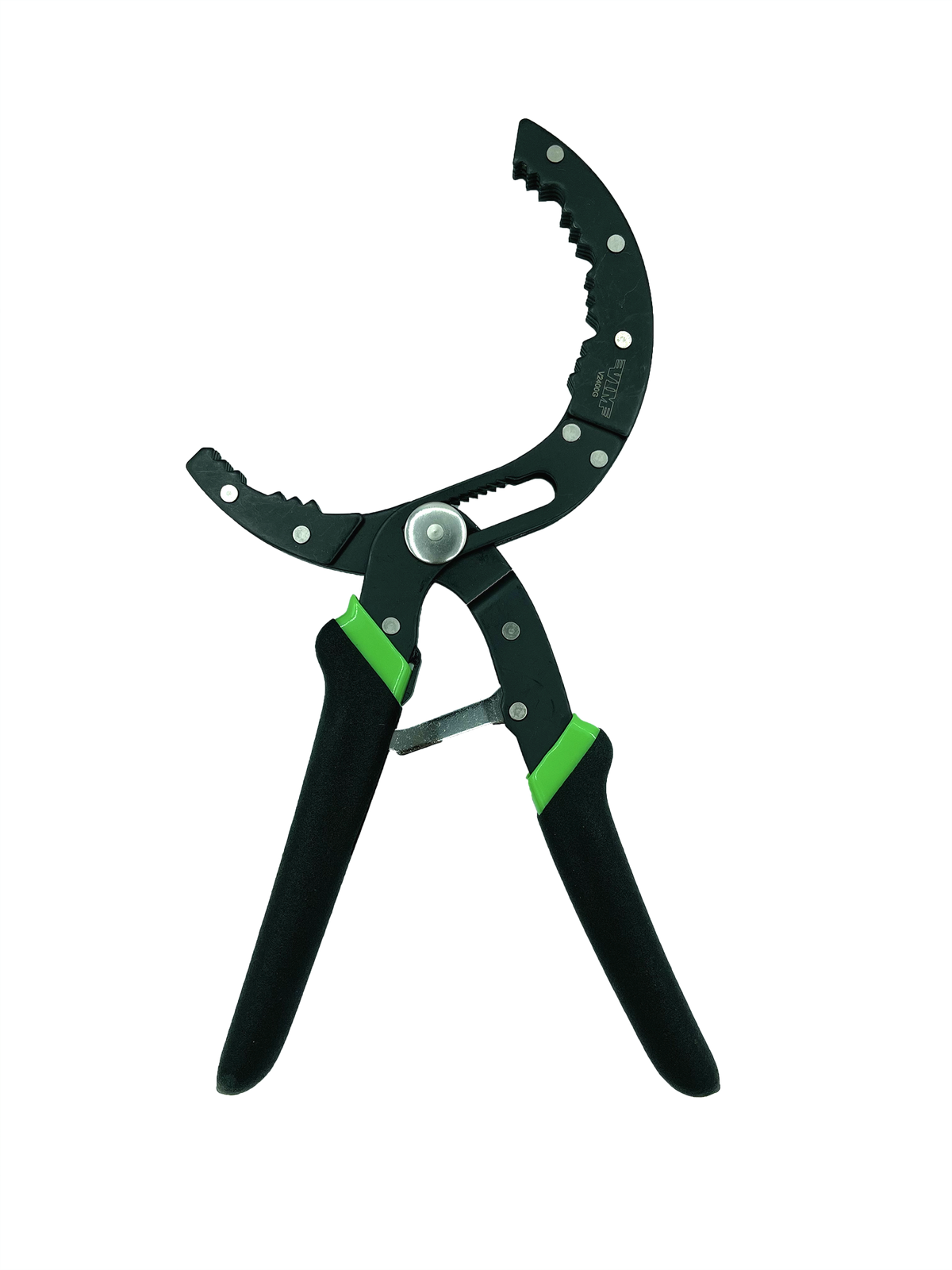 Vim Tools V2400G Auto-Gripping Locking Oil Filter Pliers, 2¼"-4½" Range, Spring-Loaded
