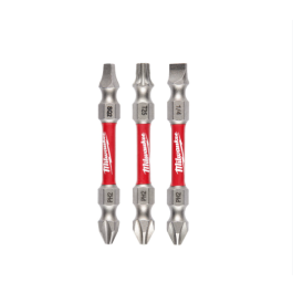 Milwaukee SHOCKWAVE Impact Duty PH2/SQ2/T25 Double Ended Bits - 3pc