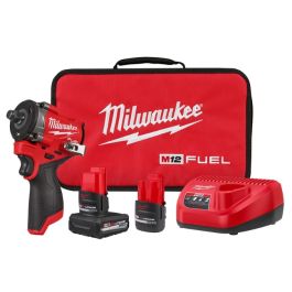 Milwaukee M12 FUEL Stubby 3/8" Impact Wrench Kit