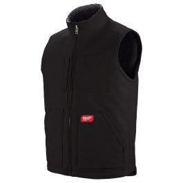 Milwaukee Heavy Duty Black Sherpa-Lined Vest (S)