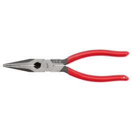 Milwaukee 8" Long Nose Pliers - Dipped