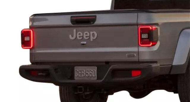 Mopar 82215634AE Steel Rear Bumper for 20-26 Jeep Gladiator JT