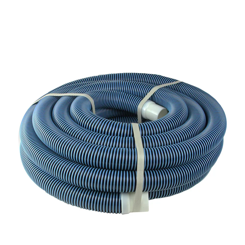 35′ x 1.5″ Blue Spiral Wound Pool Vacuum Hose – Flexible, Durable & Floats for Easy Cleaning