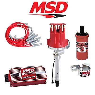 MSD 9029 Ignition Kit Digital 6AL/Distributor/Wires/Coil SBC Corvette Tach Drive