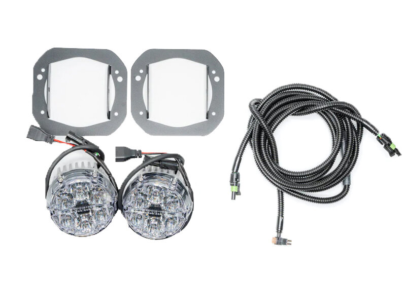 Nacho Offroad Lighting Quatro SAE Fog Light Kit for 18-26 Jeep Wrangler JL & Gladiator JT