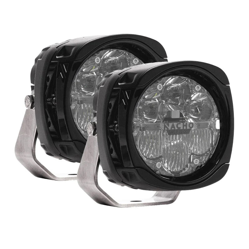 Nacho Offroad Lighting PM461 Quatro 4" SAE Fog/Spot LED Lights
