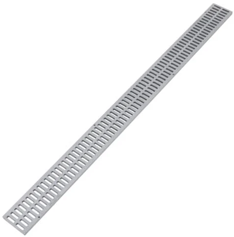 NDS 3 Ft. Channel Grate For Mini Channel™ Drains, Gray – 541