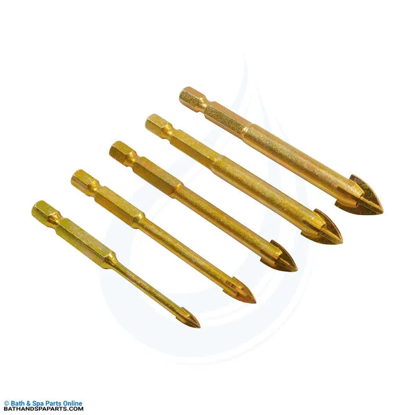 Nemo Power Tools Glass Drill Bit Set [4/6/8/10/12mm] (RK05009)