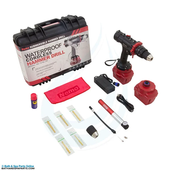 Nemo Underwater Hammer Drill [164 ft Depth] [6Ah] (HD-18V-6Li-50)