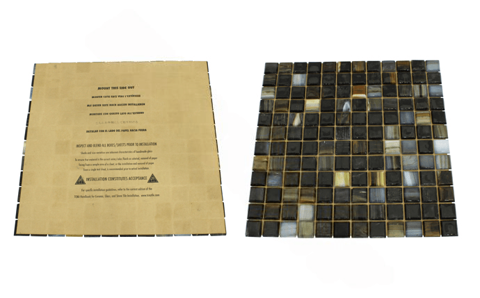 NPT 1″ x 1″ Santorini Tile Umbria Black SAN-BLACK