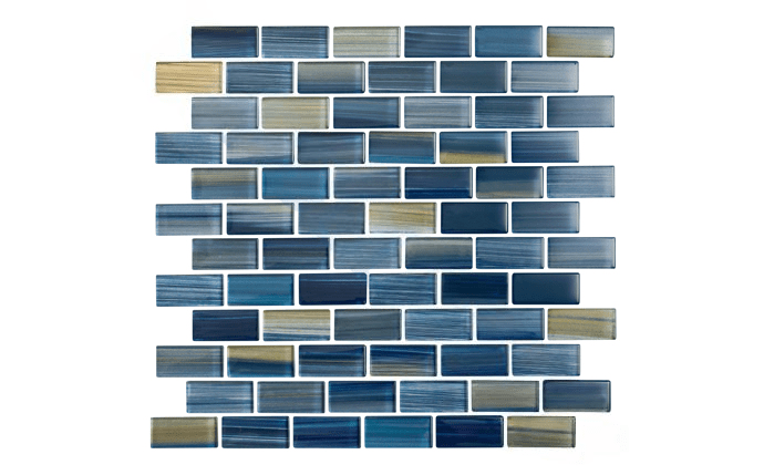 NPT 1″ x 2″ Escapade Tile Aqua ECD-AQUA1X2