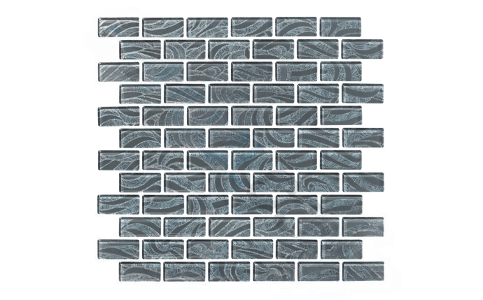NPT 1″ x 2″ Zephyr Glass Tile Gray ZPH-GRAY