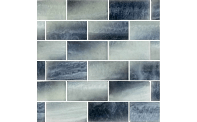 NPT 2″ x 4″ Subway Glass Tile Blends Frosted Night GS84896K5