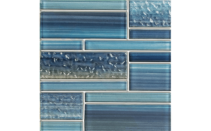 NPT Bamboo Glass Blend Random Tile Cloud Blue CVKBGBR1