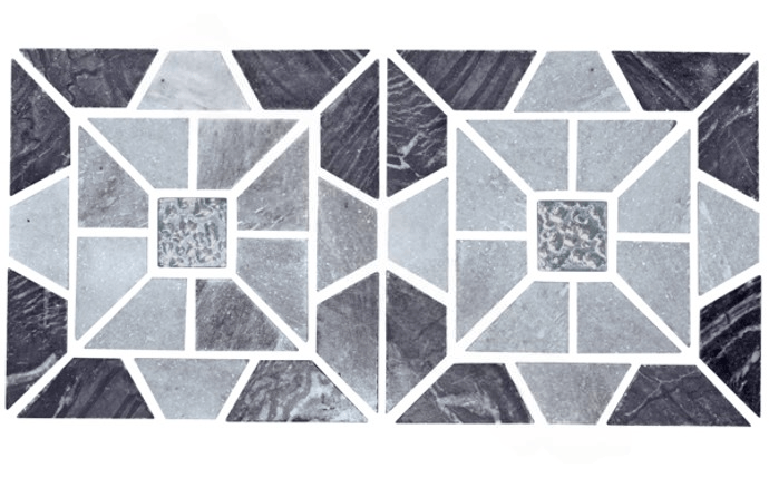 NPT BVQMS9007 Fusion Glass Tile Gray Morning Star