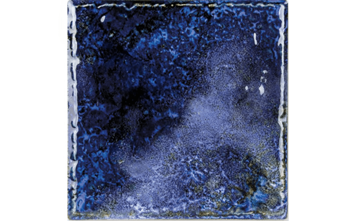 NPT CVKBQS61 6″ x 6″ Baroque Stone Glossy Tile Blue