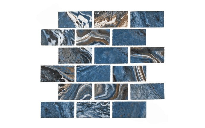 NPT GMIONYCOB MOS1X2 1″ x 2″ Onyx Tile Cobalt