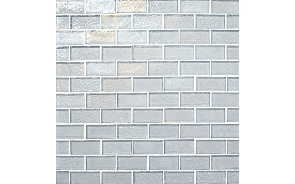 NPT ICE-SILVER1X2 1″ x 2″ Sea Ice Tile Silver