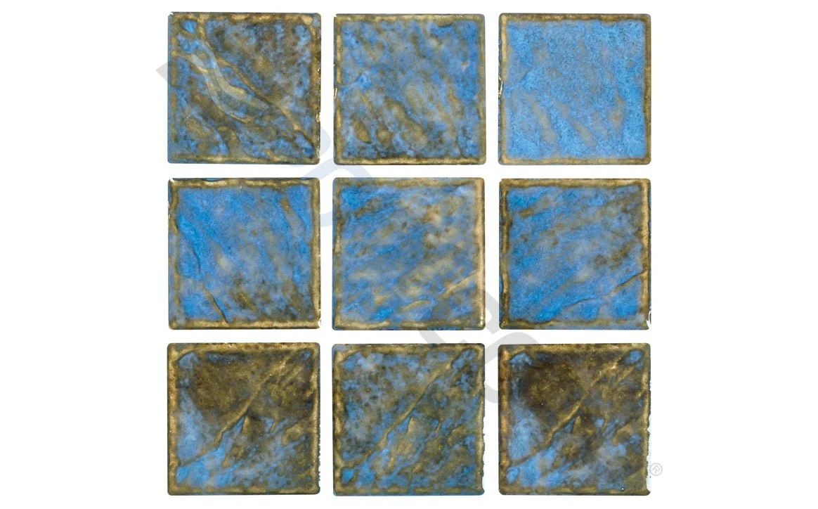 NPT MARF233 2″ x 2″ Martinique Glossy Tile Ocean Blue