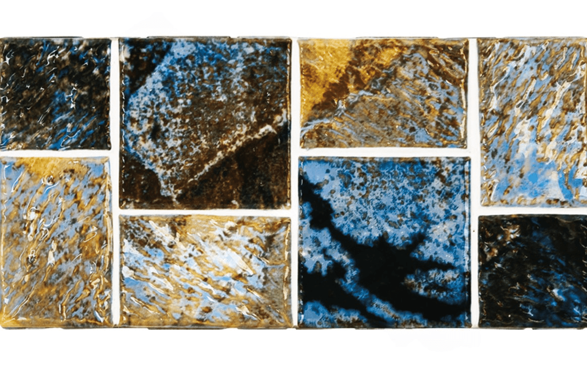 NPT MASSR150 Street Random Tile Mosaic Dark Blue