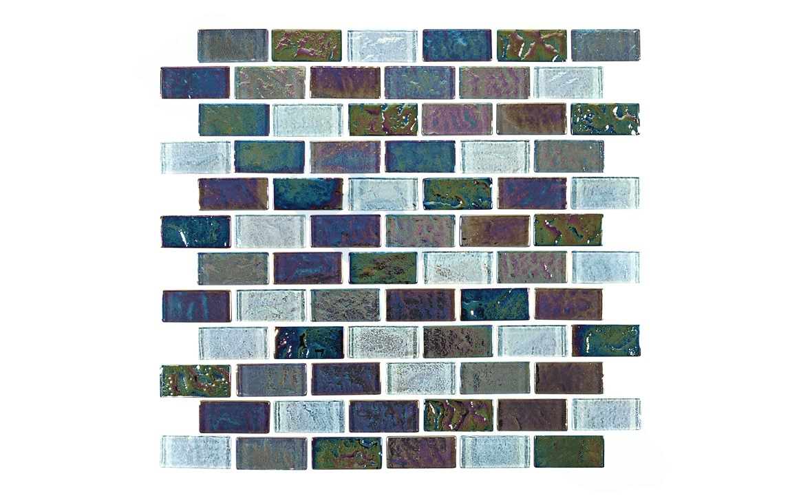 NPT NSH-CARBON1X2 1″ x 2″ Nordic Shores Carbon Pool Tile