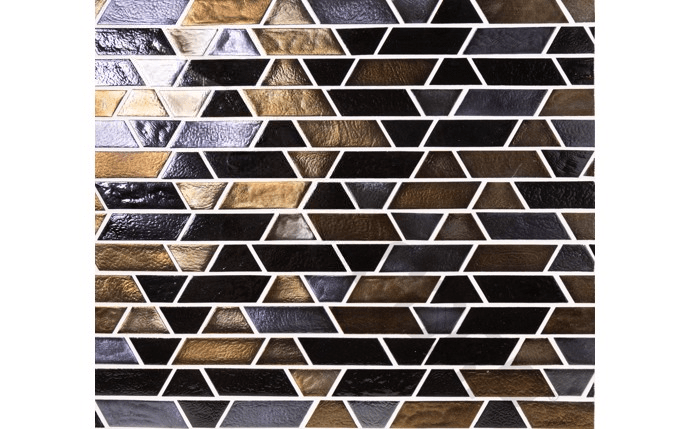 NPT OCN-BLACKIES BDR Oceanscapes Collection Blackies Mosaic Border Tile