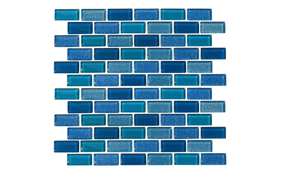 NPT ORN-PEACOCK 1″ x 2″ Orion Peacock Pool Tile