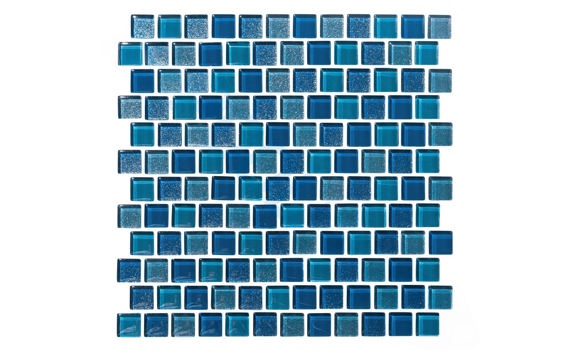 NPT ORN-PEACOCK1X1 Orion Collection Peacock Tile 1″ x 1″