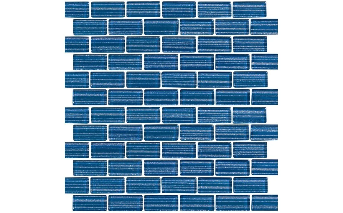 NPT PLL-BLUE 1″ x 2″ Parallax Blue Pool Tile