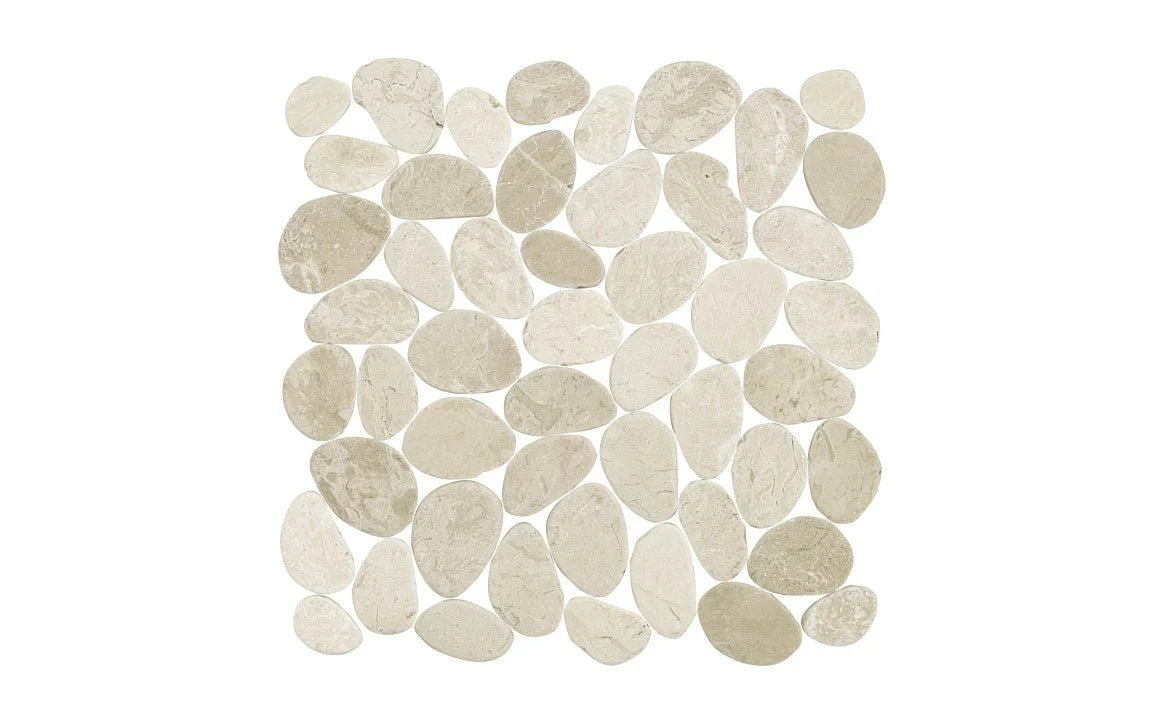 NPT RVK-BEIGE 11 3/4″ x 11 3/4″ River Rocks Cobble Tile Grey