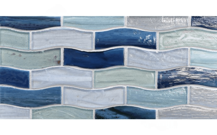 NPT TET-AQUA BDR Tetra Collection Aqua Border Tile