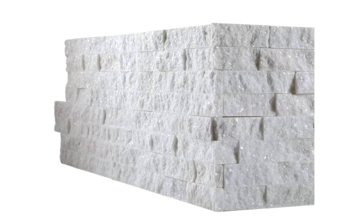 NPT VNM-BLANCO CRN 6″ x 23 5/8″ Ledger Panel Split Face Corner Tile White