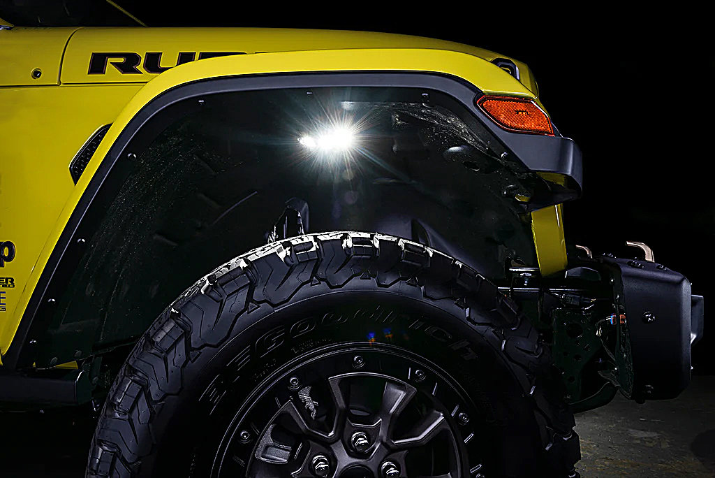 Oracle Lighting 5895-339 ColorSHIFT RGB+W Underbody Wheel Well Rock Light Kit (4 PCS)