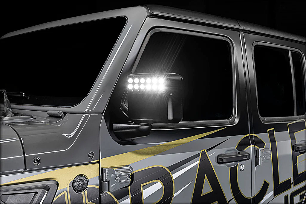 Oracle Lighting 5855-001 LED Off-Road Side Mirrors for 18-22 Jeep Wrangler JL & Gladiator JT