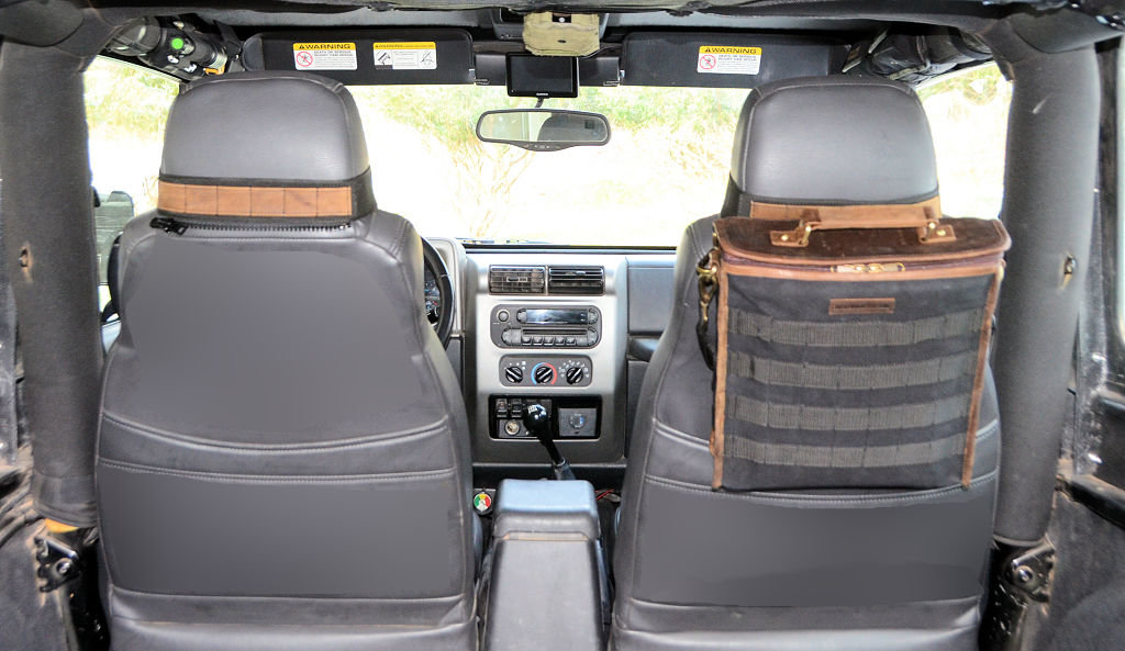 Overland Outfitters  MOLLE Zip & Go Seat Attachment for 97-06Jeep Wrangler TJ