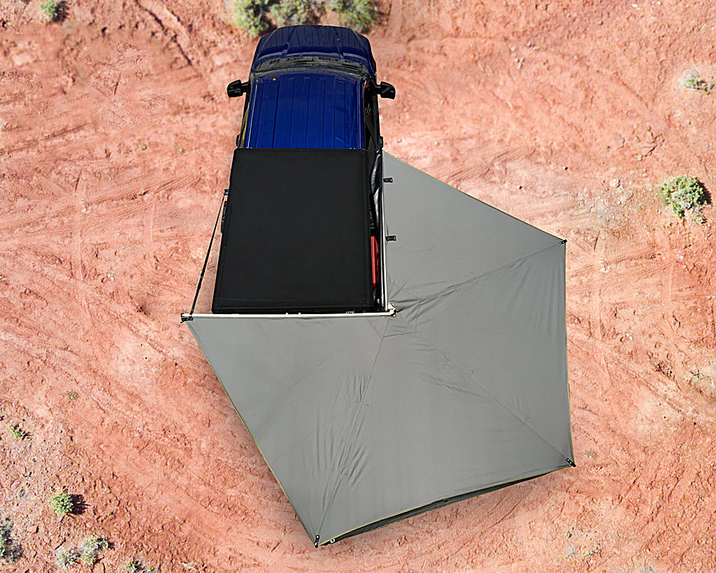 Overland Vehicle Systems Nomadic 270 LT Awning with Black Storage Cover