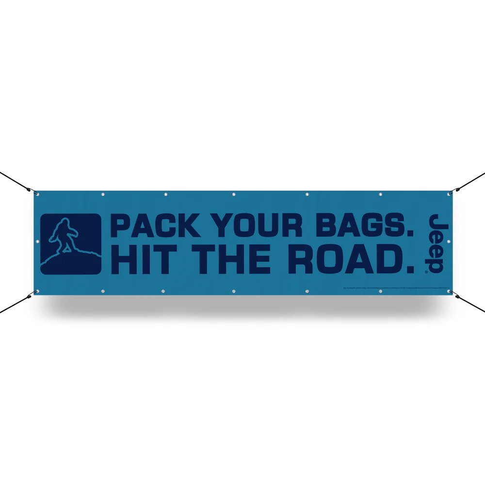 Jeep Merchandise Jeep Logo Banner