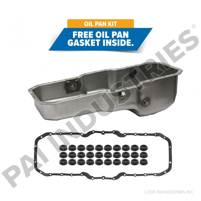 PAI EOP-2045 Oil Pan – Mack E7 E-Tech ASET, 36 Quart Rear Sump, Gasket Included