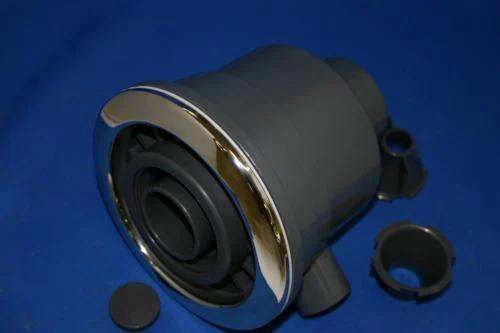 Part #108163 – Vita Spa Swim Spa Turbo Jet (Graphite with Stainless Steel Face, OEM Replacement) for 2009+ MAAX hot tubs