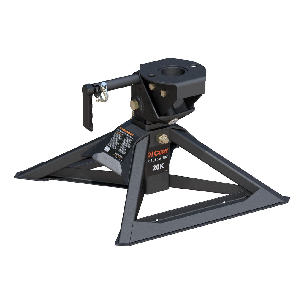 Curt CrossWing 20K Single-Point 5th Wheel Hitch for 2-5/16" Gooseneck - 16602