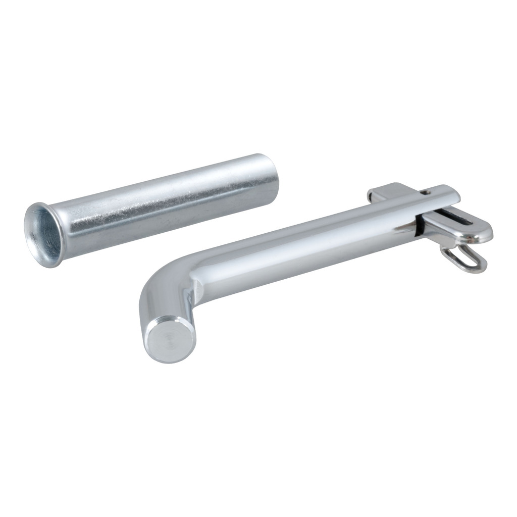 Curt 1/2" Swivel Hitch Pin with 5/8" Adapter (1-1/4" or 2" Receiver, Zinc, Packaged) - 21561