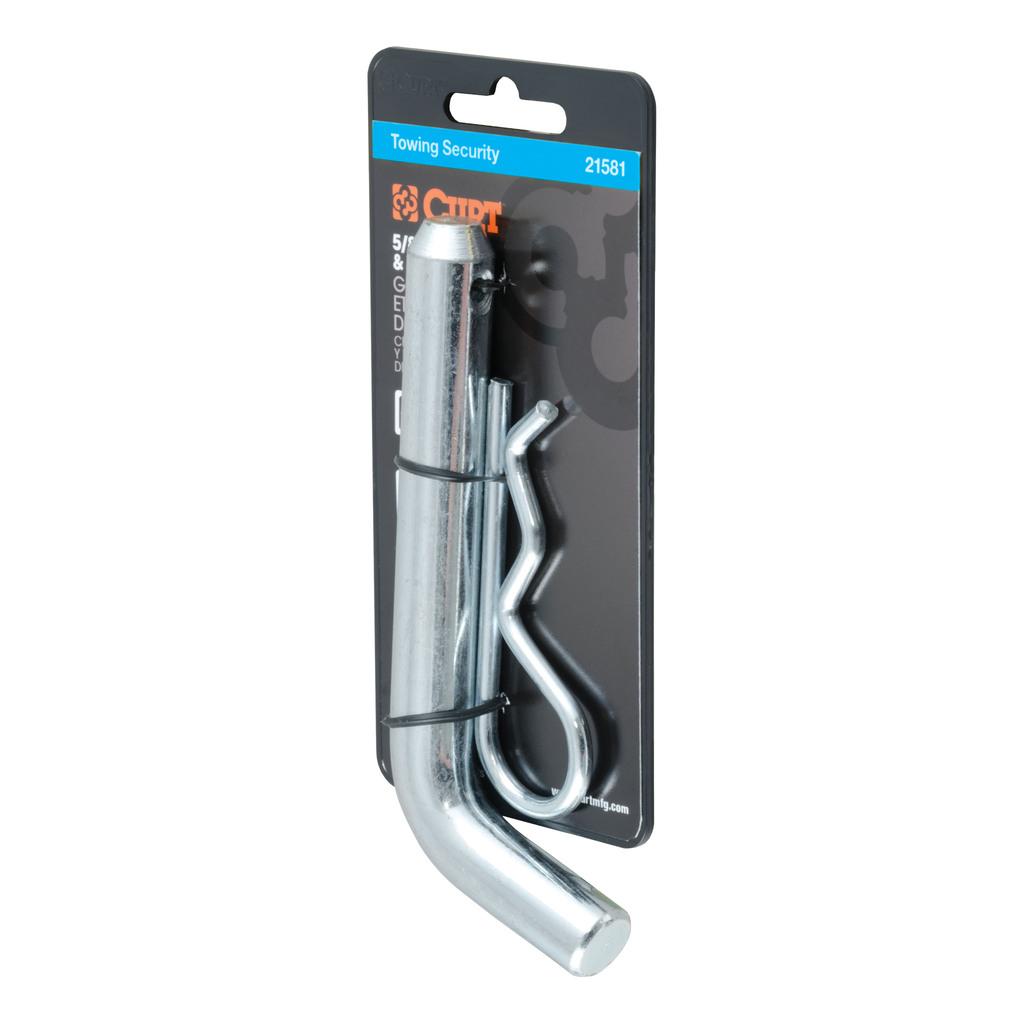 Curt 5/8" Hitch Pin (2" or 2-1/2" Receiver, Zinc, Packaged) - 21581