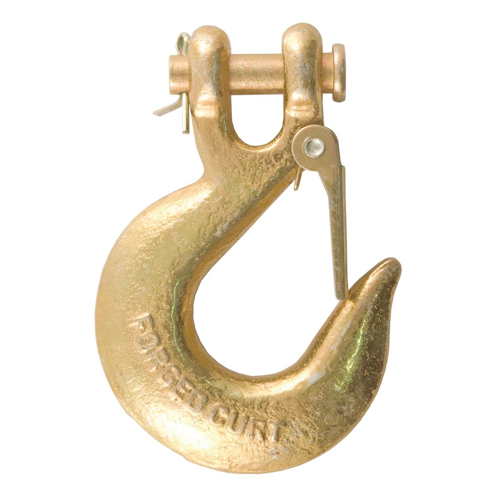 Curt 3/8" Safety Latch Clevis Hook (24,000 lbs, 7/16" Pin) - 81960
