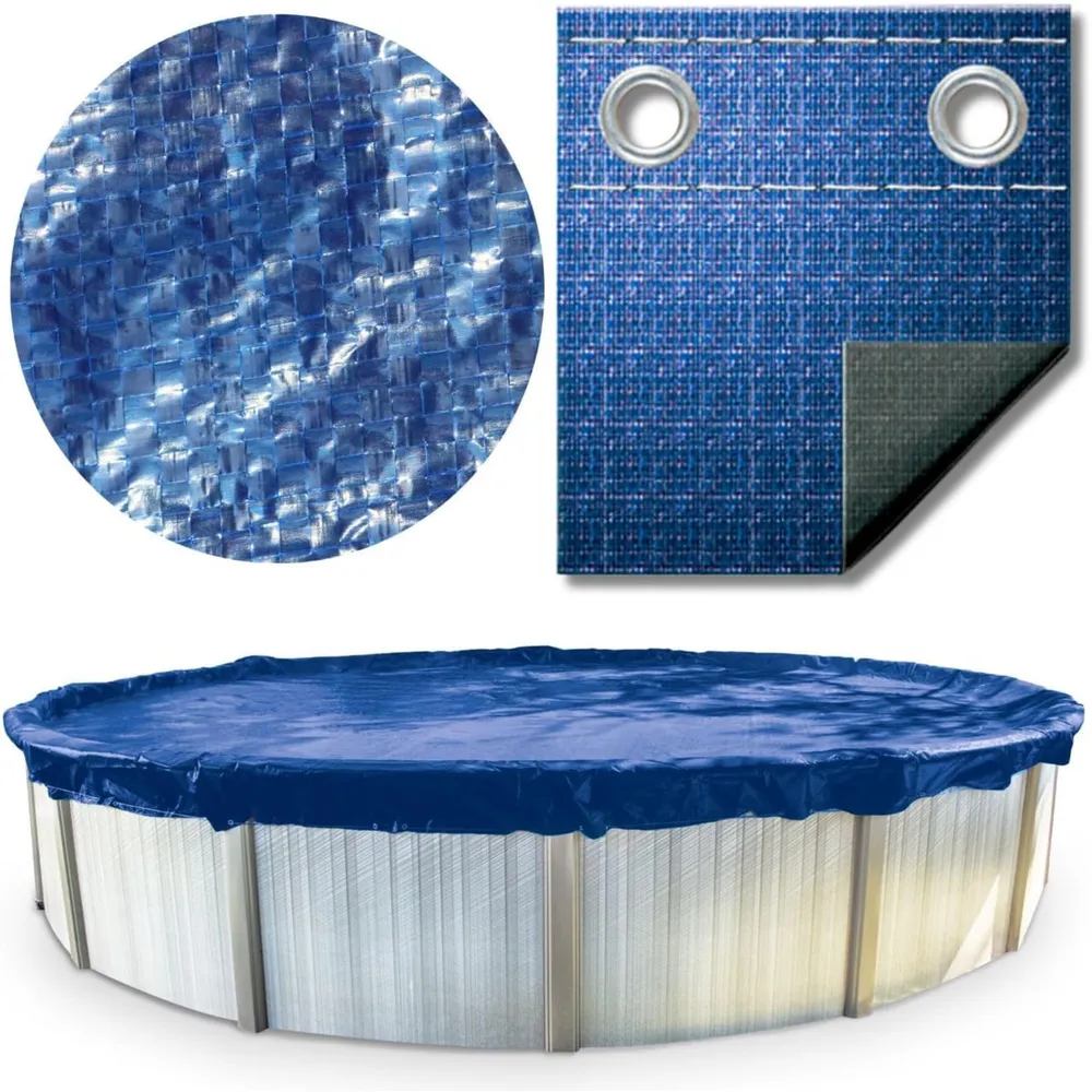 Oval Super Guard Above Ground Swimming Pool Winter Cover – 15′ x 21′ – Blue