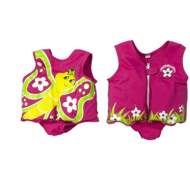 Pink Butterfly Swim Vest for Intermediate Swimmers Ages 3-6